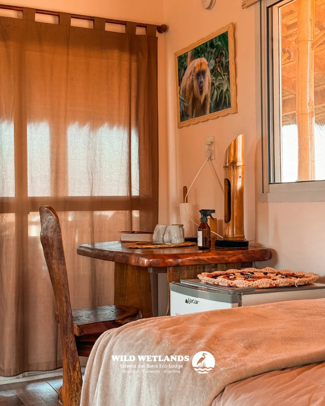 Habitación con vistas a la naturaleza