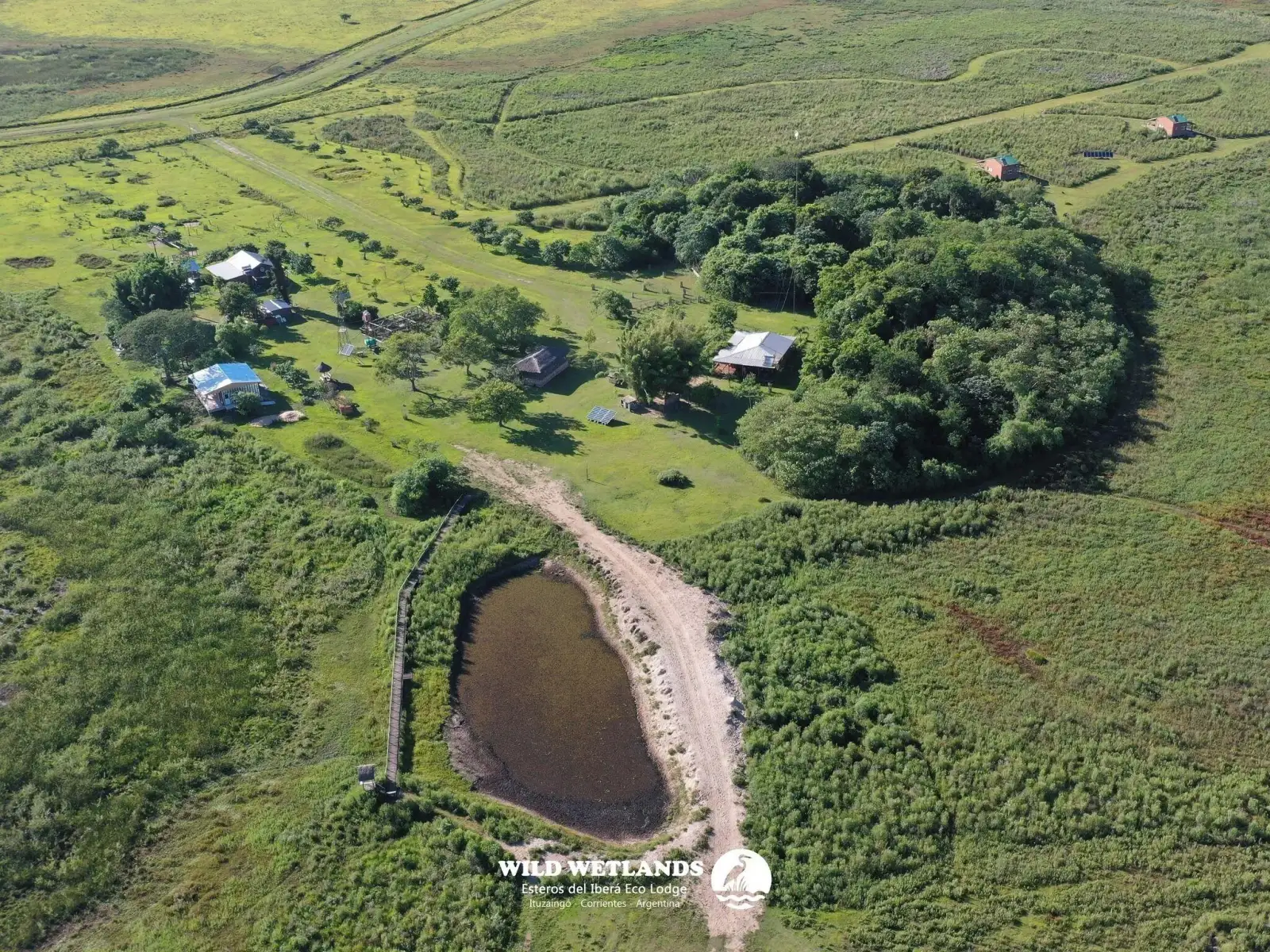 Lodge Wild Wetlands rodeado de naturaleza en los Esteros del Iberá