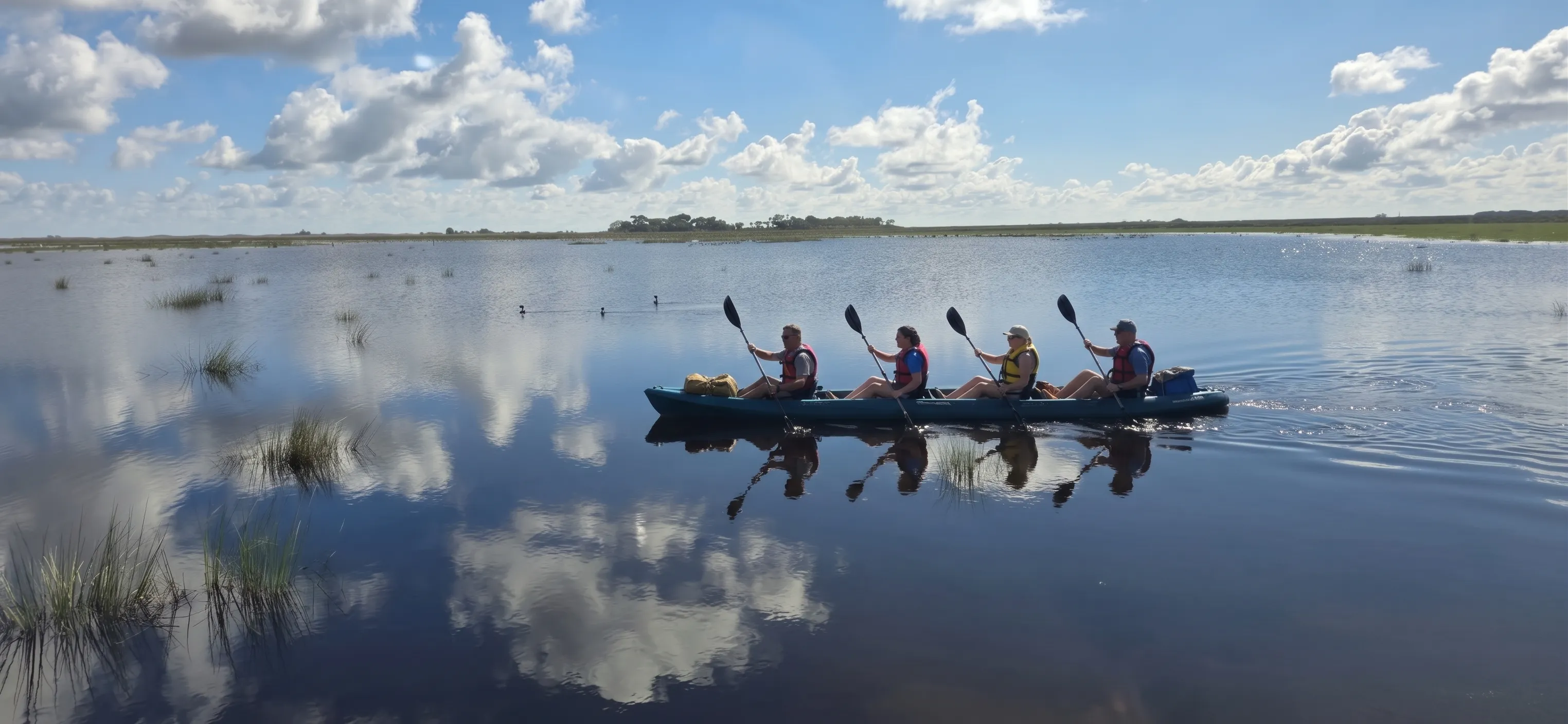 Navegación silenciosa en kayak o canoa por los arroyos